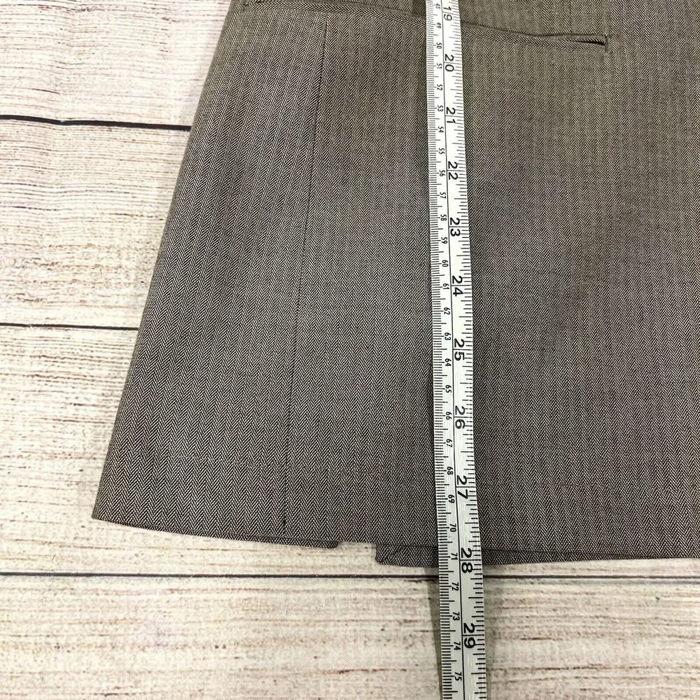 John Varvaros Mens Tan Cotton Wool Blend Blazer Jacket Size 44R